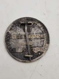 Svensk medalje af sølv , vægt 18 gram