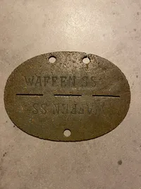 Waffen SS division “Wiking” erkennungsmarke - originalt/jordfund???