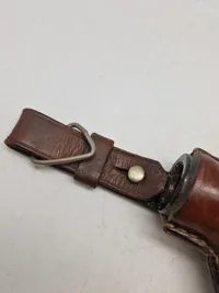 Original feltflaske model 1870 blæst på Holmegaard