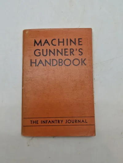 Machine gunners Handbook fra 1944