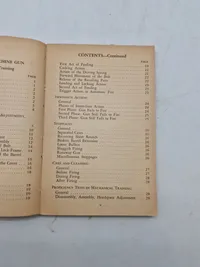 Machine gunners Handbook fra 1944