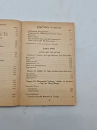 Machine gunners Handbook fra 1944