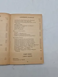 Machine gunners Handbook fra 1944