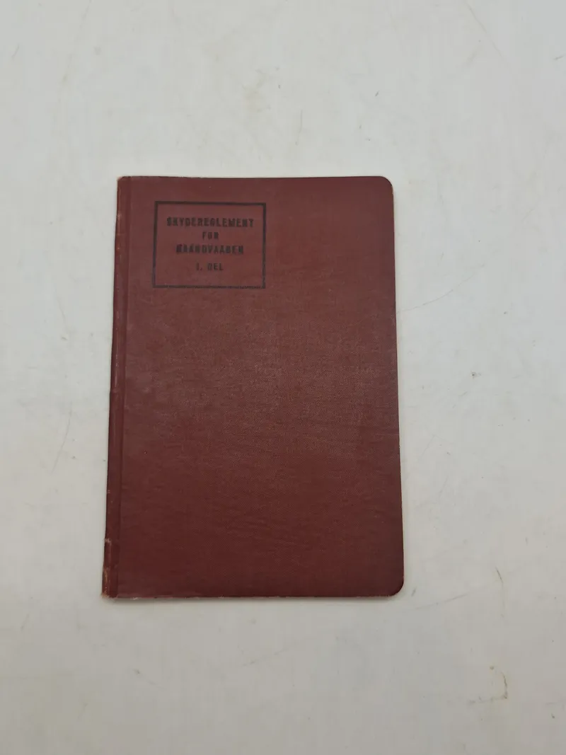 Skydereglement for Haandvaaben
