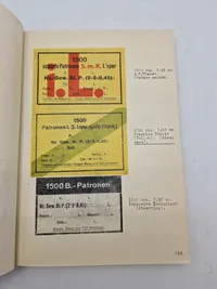 Ekstremt sjælden Amerikansk WW2 bog om Tysk ammunition