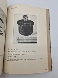 Ekstremt sjælden Amerikansk WW2 bog om Tysk ammunition