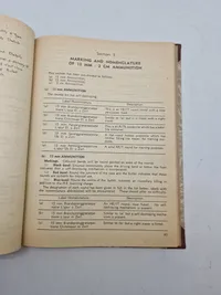 Ekstremt sjælden Engelsk WW2 bog om Tysk ammunition