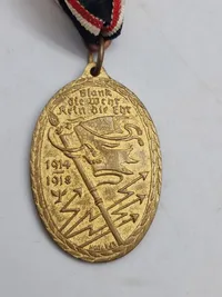 Original WWI Imperial German Kyffhauserbund 1918 Veterans Medal