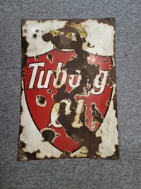Originalt Tuborg emalje skilt