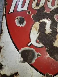 Originalt Tuborg emalje skilt