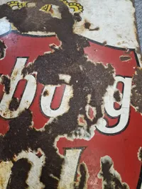 Originalt Tuborg emalje skilt