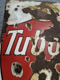 Originalt Tuborg emalje skilt