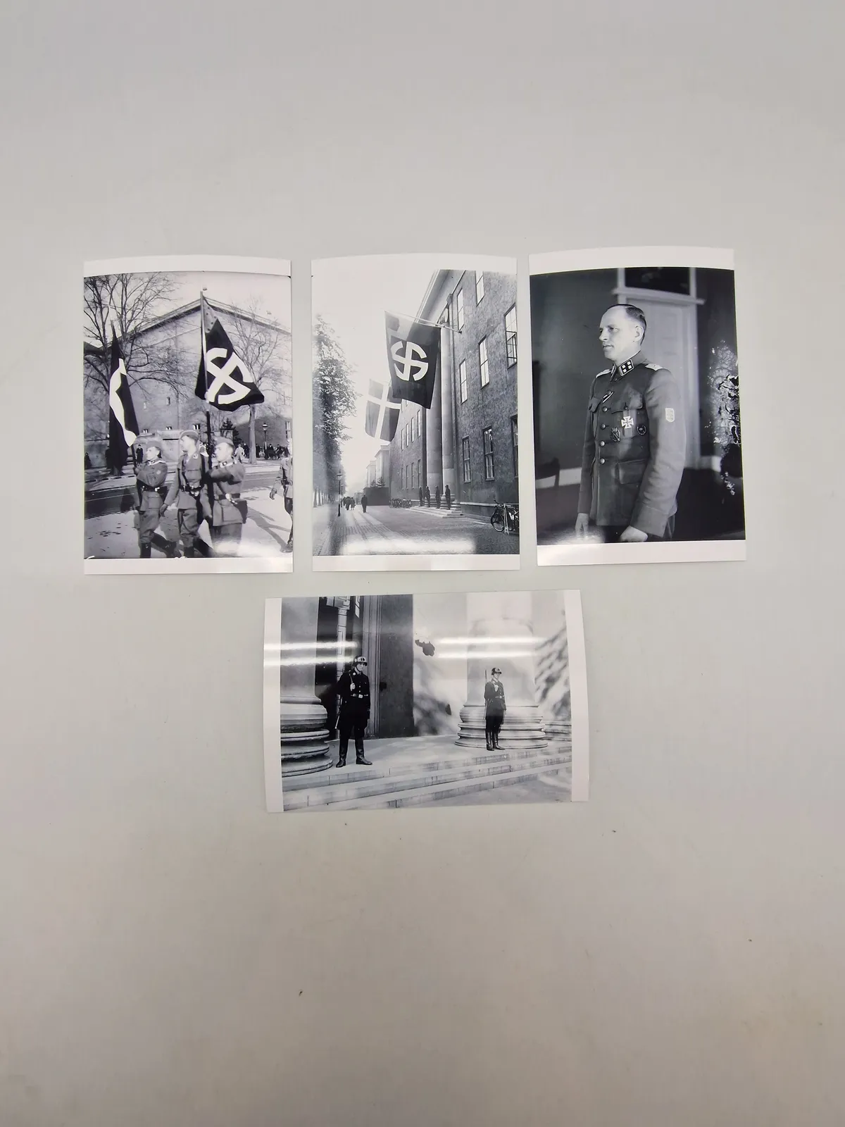 Foto fremkaldt fra de originale Glasnegativer D.N.S.A.P. fotografen Lundstrøm: Schalburg korpset