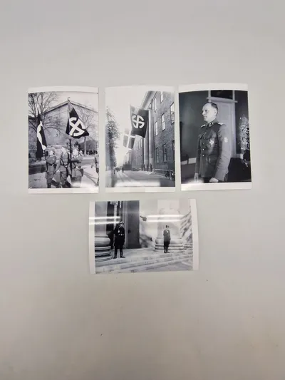 Foto fremkaldt fra de originale Glasnegativer D.N.S.A.P. fotografen Lundstrøm: Schalburg korpset