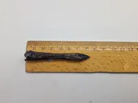 Original Armbryst pilespids funde ved Holmegaard under tørvegravning, Ca år 1300
