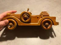 Modelbil af træ