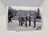 Foto fremkaldt fra de originale Glasnegativer D.N.S.A.P. fotografen Lundstrøm:  Indvielsen af mindehøjen