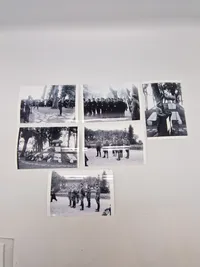 Foto fremkaldt fra de originale Glasnegativer D.N.S.A.P. fotografen Lundstrøm:  Indvielsen af mindehøjen