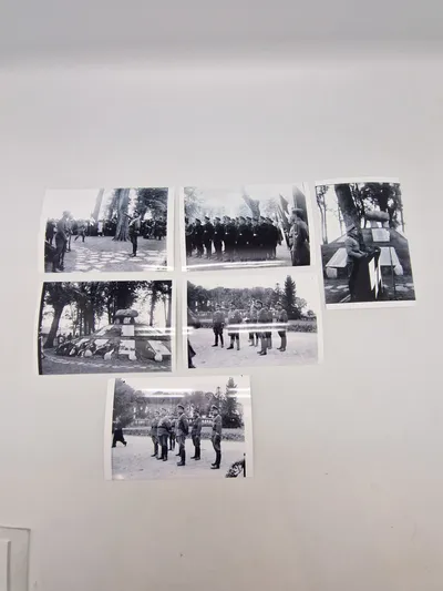Foto fremkaldt fra de originale Glasnegativer D.N.S.A.P. fotografen Lundstrøm:  Indvielsen af mindehøjen