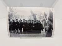 Foto fremkaldt fra de originale Glasnegativer D.N.S.A.P. fotografen Lundstrøm:  Indvielsen af mindehøjen