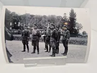 Foto fremkaldt fra de originale Glasnegativer D.N.S.A.P. fotografen Lundstrøm:  Indvielsen af mindehøjen