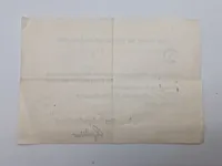 Originalt Hindenburg kors med urkunde