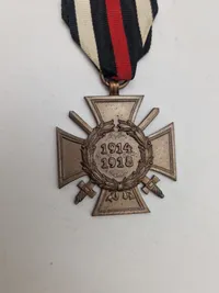 Originalt Hindenburg kors med urkunde