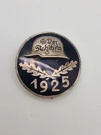 Originalt Der Stahlhelm 1925 medlems badge