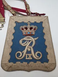 Original Gardehusar officers sabeltaske