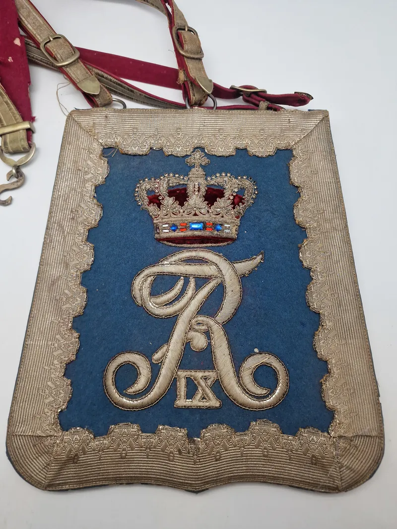 Original Gardehusar officers sabeltaske