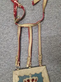 Original Gardehusar officers sabeltaske