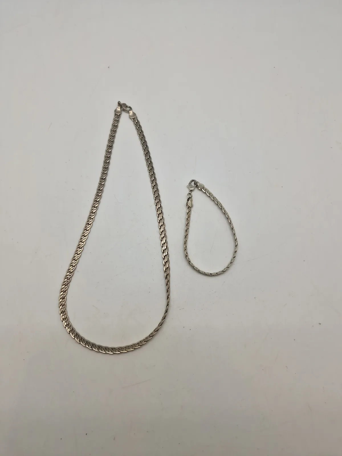 Halskæde og armbånd - 925 sterlingsølv