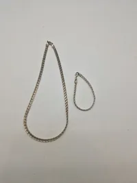 Halskæde og armbånd - 925 sterlingsølv