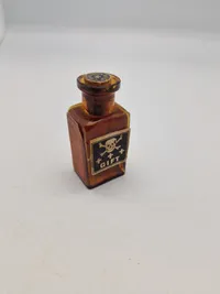 Original ældre giftflaske (tom)
