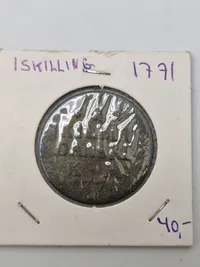 Lot originale danske skillingsmønter