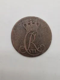 Lot originale danske skillingsmønter