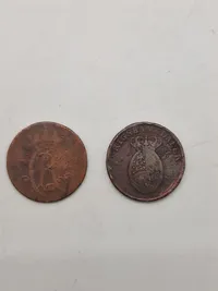Lot originale danske skillingsmønter