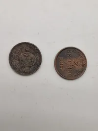 Lot originale danske skillingsmønter