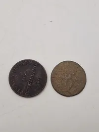 Lot originale danske skillingsmønter