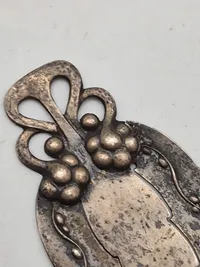 Originalt Georg Jensen bogmærke af sølv (830) defekt