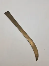 Original brevåbner lavet af granat førringsbånd (tysk ww1 trenchart)