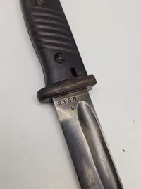 Original tysk K98 bajonet (DURKOPP) usleben