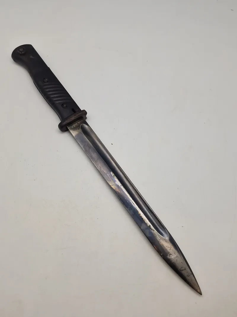 Original tysk K98 bajonet (DURKOPP) usleben