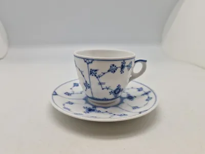 Original muselmalet kop med underkop - Royal Copenhagen