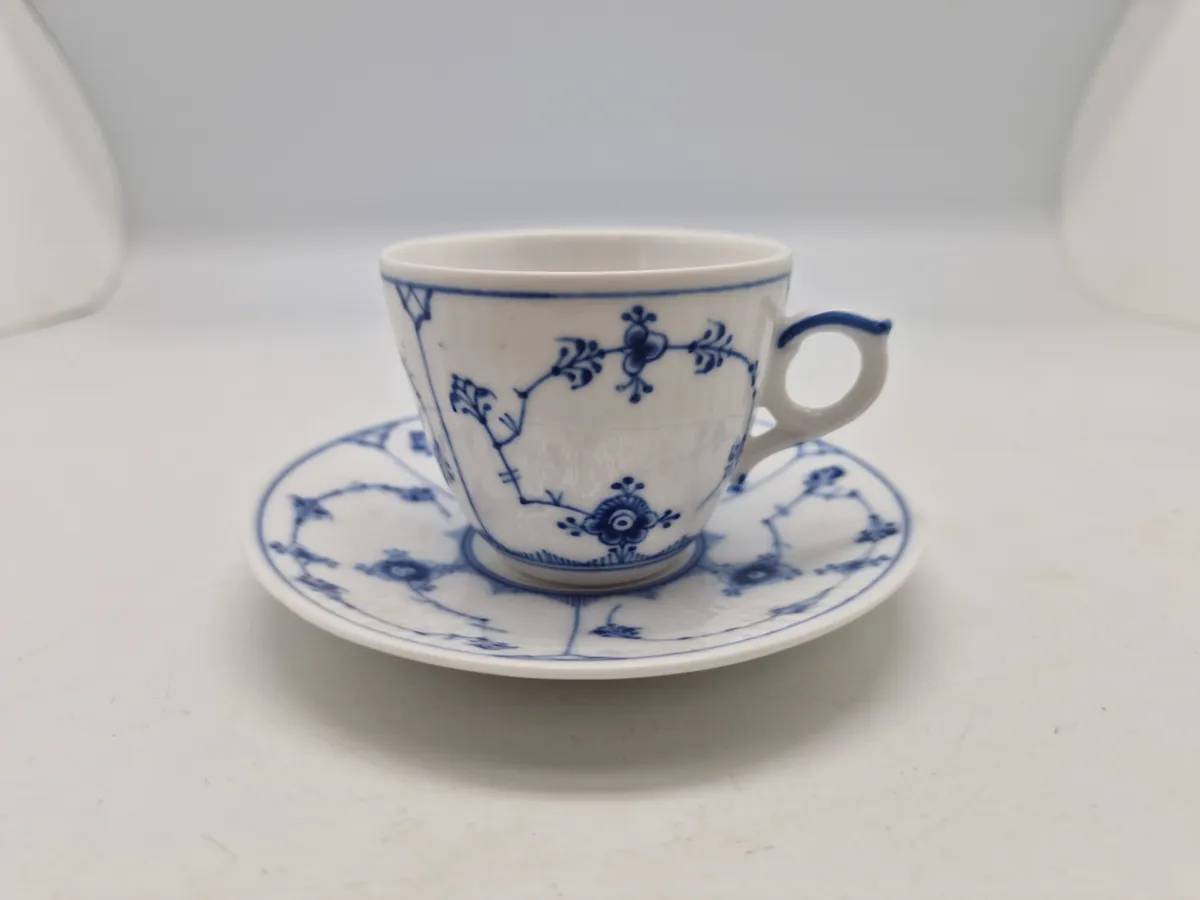 Original muselmalet kop med underkop - Royal Copenhagen