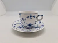 Original muselmalet kop med underkop - Royal Copenhagen