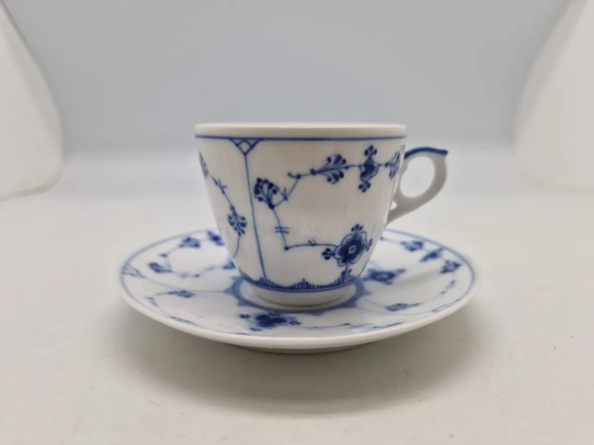 Original muselmalet kop med underkop - Royal Copenhagen