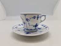 Original muselmalet kop med underkop - Royal Copenhagen