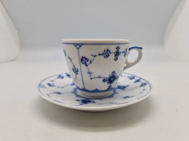 Original muselmalet kop med underkop - Royal Copenhagen