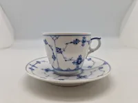 Original muselmalet kop med underkop - Royal Copenhagen